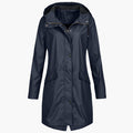Fia | Hooded Longline Raincoat