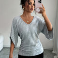 Gerringong | Softly Draped V-Neck Top