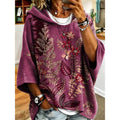 Delilah | Botanical Print Hooded Pullover