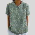 Hollie | Botanical Collared Blouse