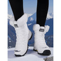 Manly | Cozy Fur-Trimmed Lace-Up Snow Boots