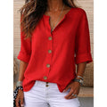 Rosalie | Relaxed Button-Front Blouse