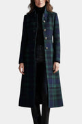 Isabel | Tailored Plaid Midi Coat