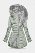 Posy | Warm Hooded Quilted Coat