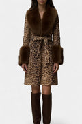 Glenorchy | Belted Animal-Print Coat