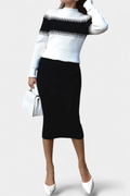 Yolanda | Color-Block Two-Piece Set