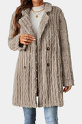 Margery | Cozy Textured Double-Breasted Coat