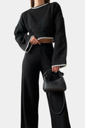 Cecile | Ribbed Lounge Two-Piece Set
