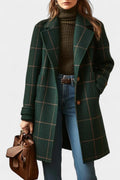 Eleanora | Tailored Windowpane Check Coat