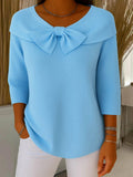 Astrid | Bow-Neck Sweater