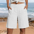 Jem | Relaxed High-Waist Knee-Length Shorts