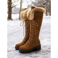 Whitianga | Cozy-Cuff Lace-Up Winter Boots