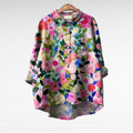 Cecily | Painterly Floral Blouse