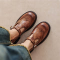 Lara | Timeless Brogue T-Strap Mary Janes