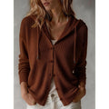Rozelle | Hooded Button-Front Cardigan