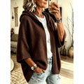 Kiara | Hooded Open-Front Cardigan