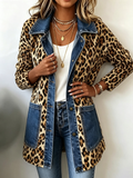 Callie | Contrast-Panel Longline Jacket