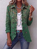 Haberfield | Bohemian Paisley Ruffled Jacket