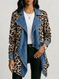 Rosanna | Animal-Print Paneled Mid-Length Jacket