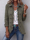 Joanne | Floral Ruffled Utility Jacket