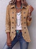 Carolina | Ruffled Western-Print Jacket