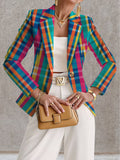 Lyla | Vibrant Checked Blazer