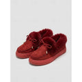 Lucy | Cozy Bow-Trim Moccasins