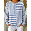 Bellevue | Striped Colorblock Sweatshirt
