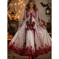 Rosie | Halloween Skeleton Maxi Dress