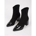 Paihia | Cap-Toe Chunky Heel Ankle Boots