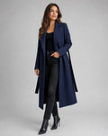 Maroubra | Belted Long Tailored Coat