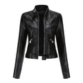 Seaforth | Cropped Stand-Collar Moto Jacket