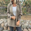 Beatryce | Refined Textured-Sleeve Coat