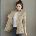 Una | Lightweight Zip-Up Bomber Jacket with Drawstring Waist