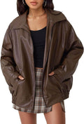 Alyssa | Oversized Zip-Up Bomber Jacket