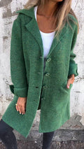 Constance | Relaxed Collared Button-Front Coat