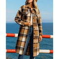 Kiama | Christmas Plaid Longline Coat