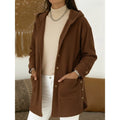 Zara | Hooded Ribbed Coat